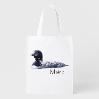 Maine Loon Grocery Bag