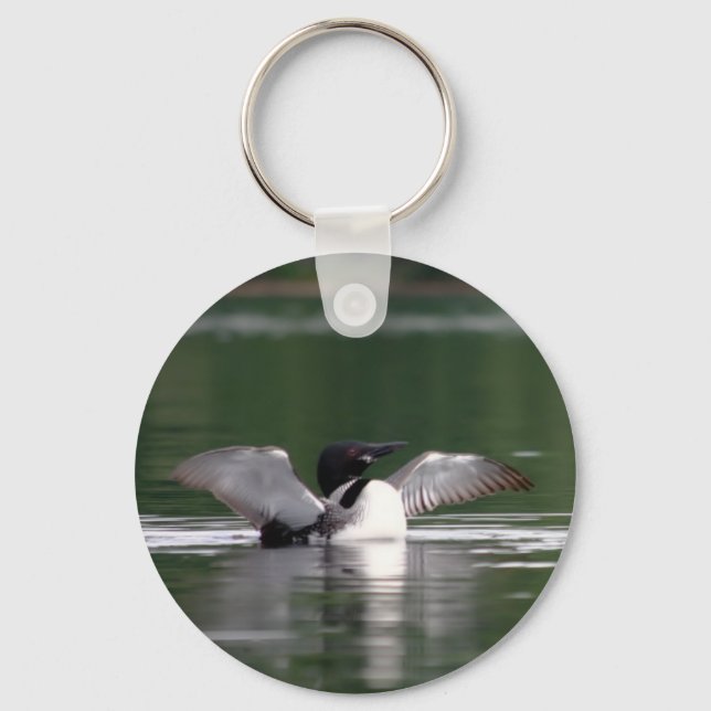 Maine Loon Keychain (Front)