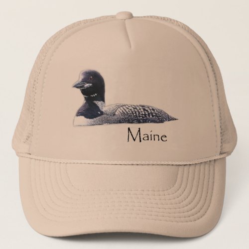 Maine Loon Trucker Hat