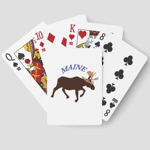 Maine Moose Playing Cards