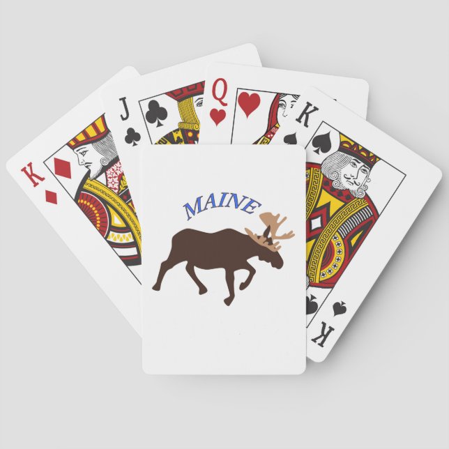 Maine Moose Poker Cards (Back)