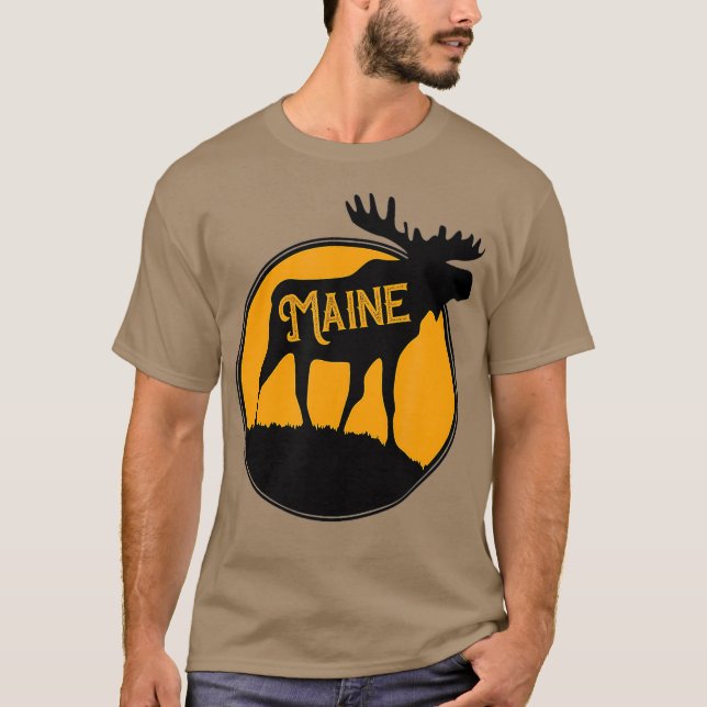 Maine Moose State T-Shirt (Front)