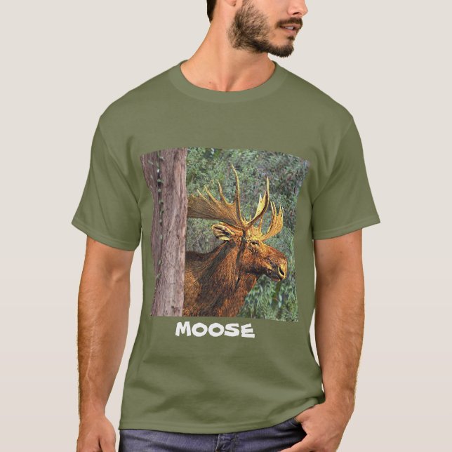Maine Moose T-Shirt (Front)