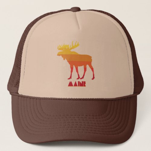 Maine Moose Trucker Hat