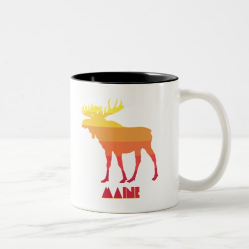 Maine Moose Two_Tone Coffee Mug