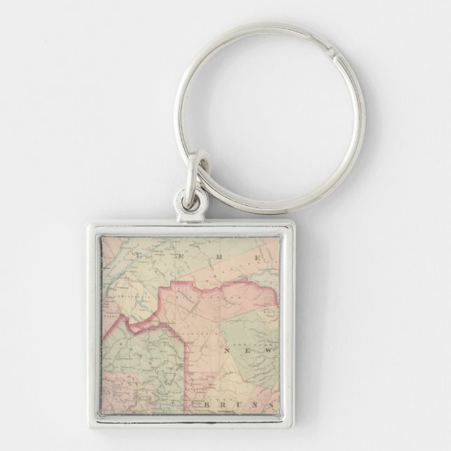 Maine, New Brunswick Keychain (Front)