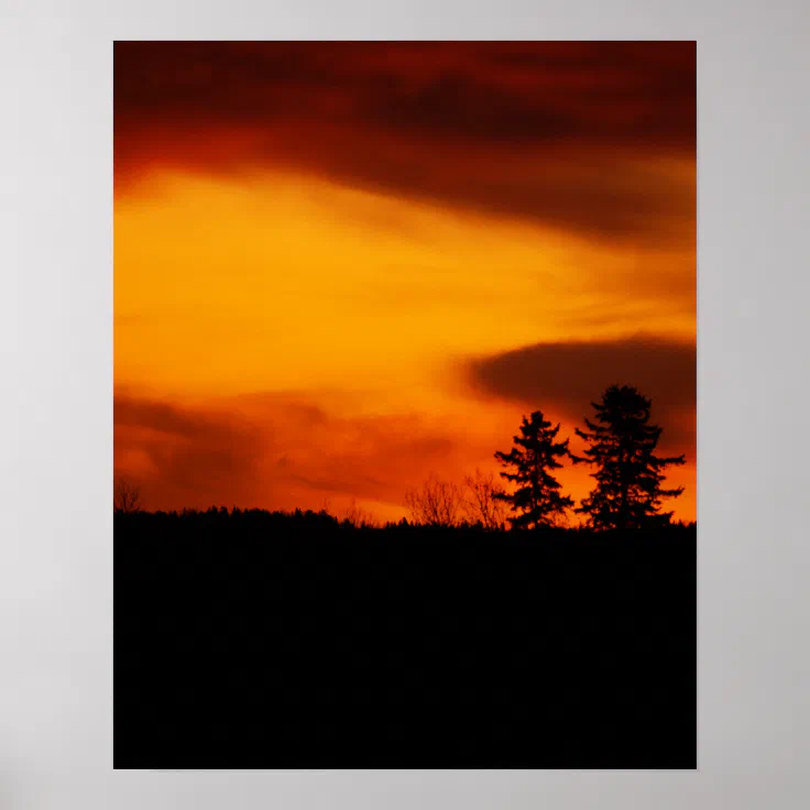 Maine October Sunrise Poster