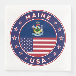 Maine Paper Dinner Napkins