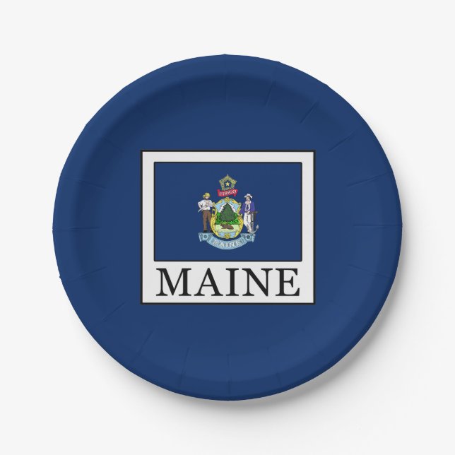 Maine Paper Plates (Front)