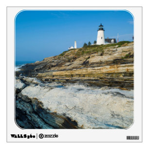 Maine, Pemaquid Point, Pemaquid Point Lighthouse Wall Decal
