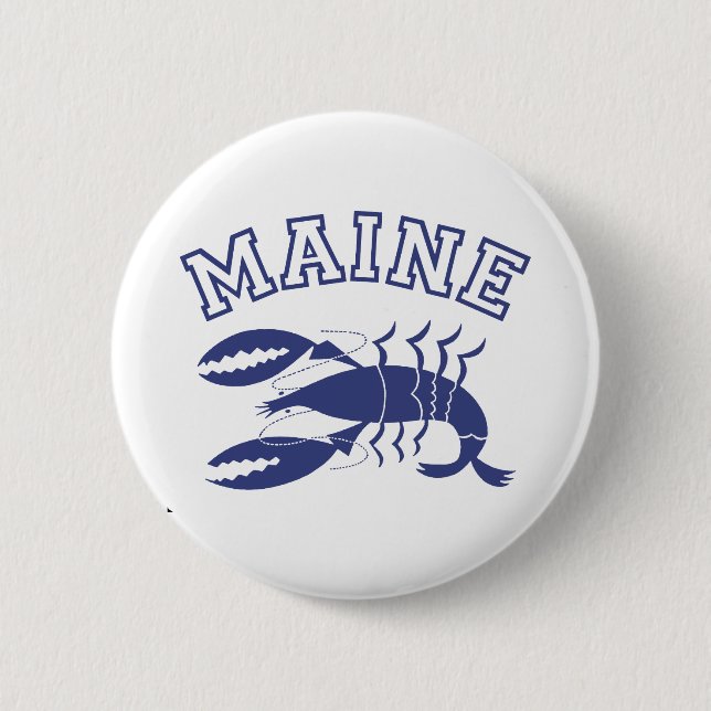Maine Pinback Button (Front)