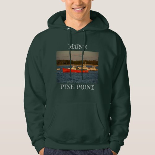 Maine Pine Point hoodie sweatshirt