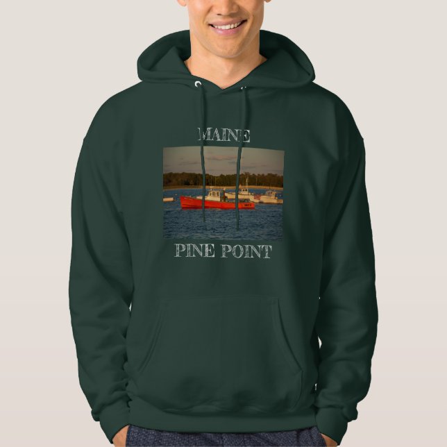 Maine Pine Point hoodie sweatshirt (Front)