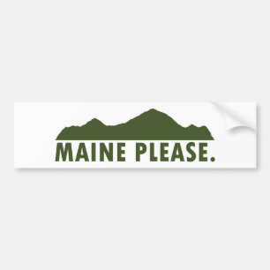 Maine Please Bumper Sticker