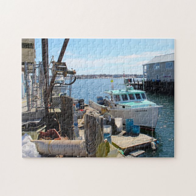 Maine Portland Harbor. Jigsaw Puzzle (Horizontal)