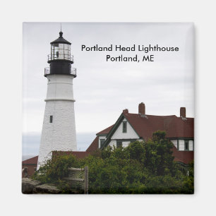 Maine Portland Head Light House Personalize Magnet
