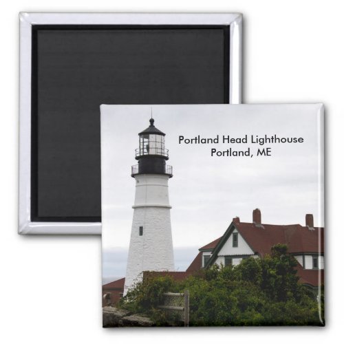 Maine Portland Head Light House Personalize Magnet