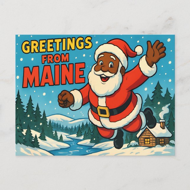 MAINE Postcard (Front)