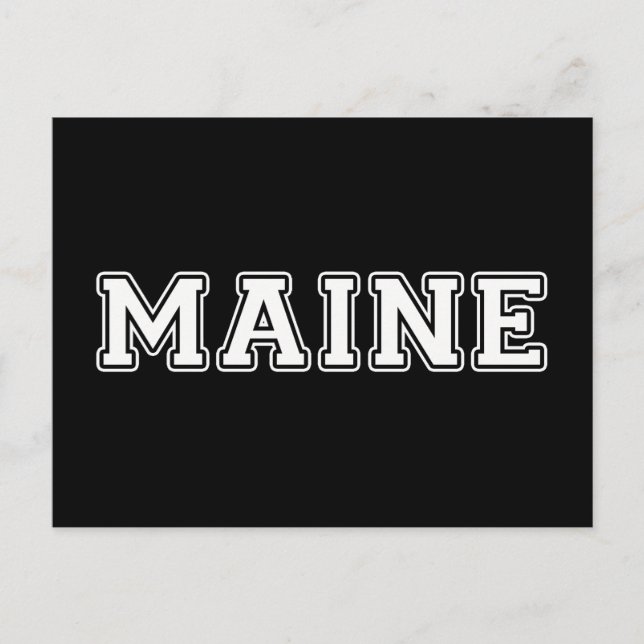 Maine Postcard (Front)