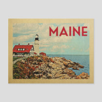 Maine Postcard Vintage Travel