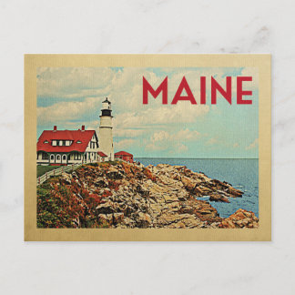 Maine Postcard Vintage Travel