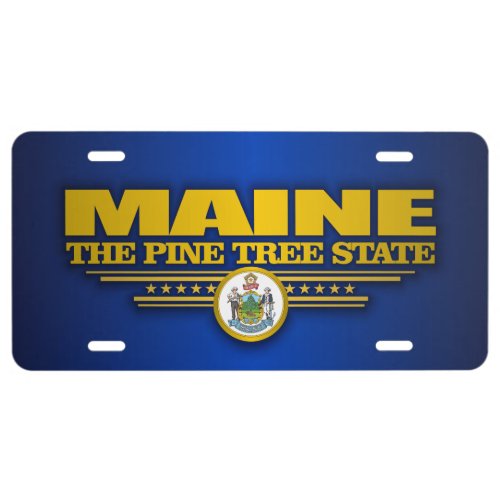 Maine Pride License Plate