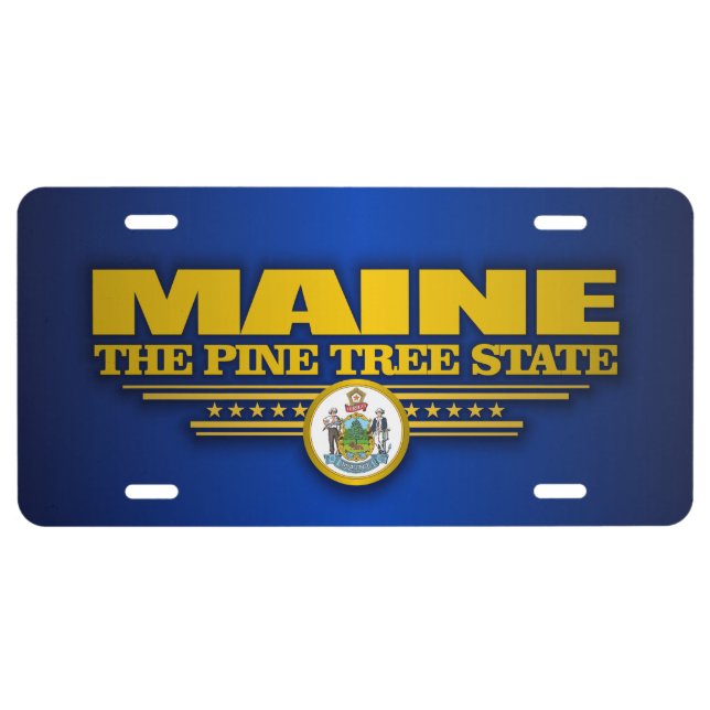 Maine Pride License Plate (Front)