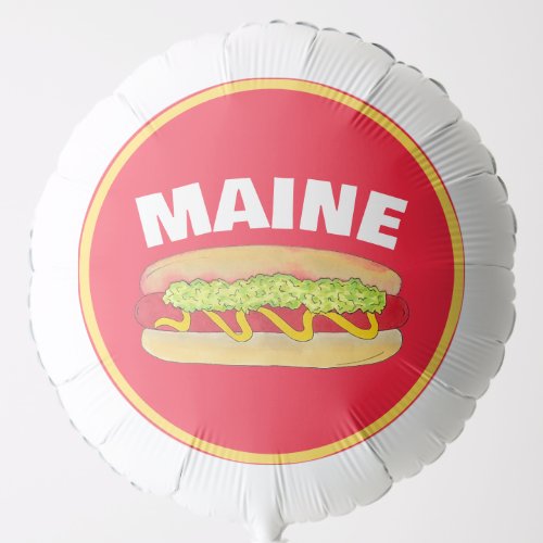 Maine Red Snapper Hotdog Portland ME Food Cookout Balloon