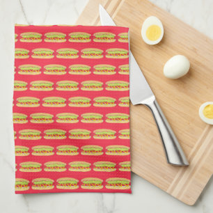 Maine Red Snapper Hotdog Portland ME Food Cookout Kitchen Towel