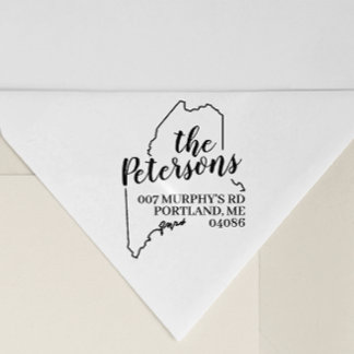 Maine Return Address Stamp Self-Inking