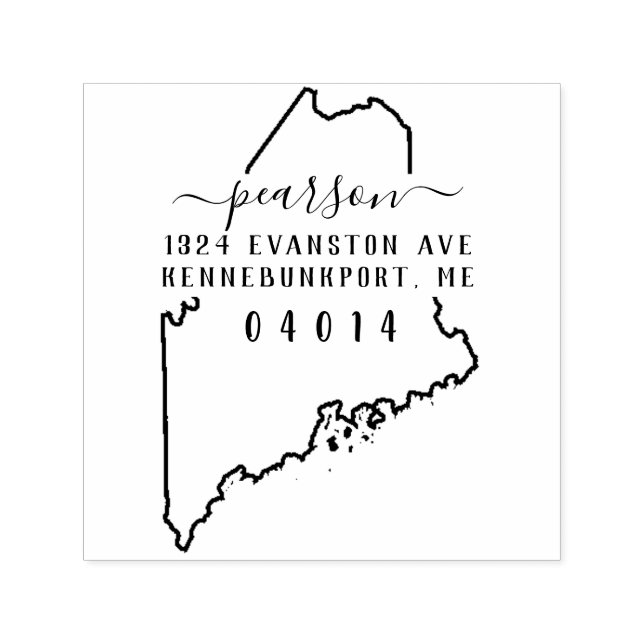 Maine Return Address Stamp Self-Inking (Design)