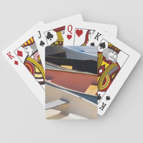 Maine Rockland Colorful boats in Rockland Poker Cards