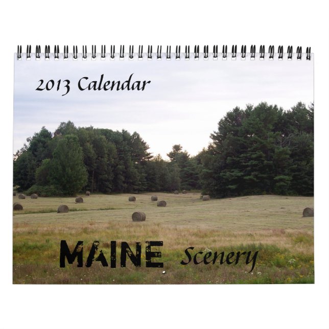 Maine Senic Calendar (Cover)