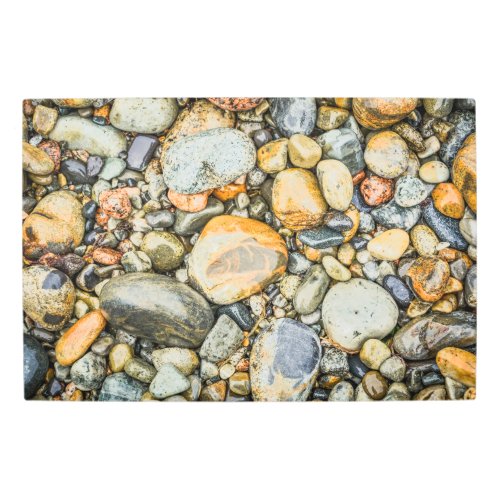 Maine Shoreline Rocks 30x20 LARGE Metal Print