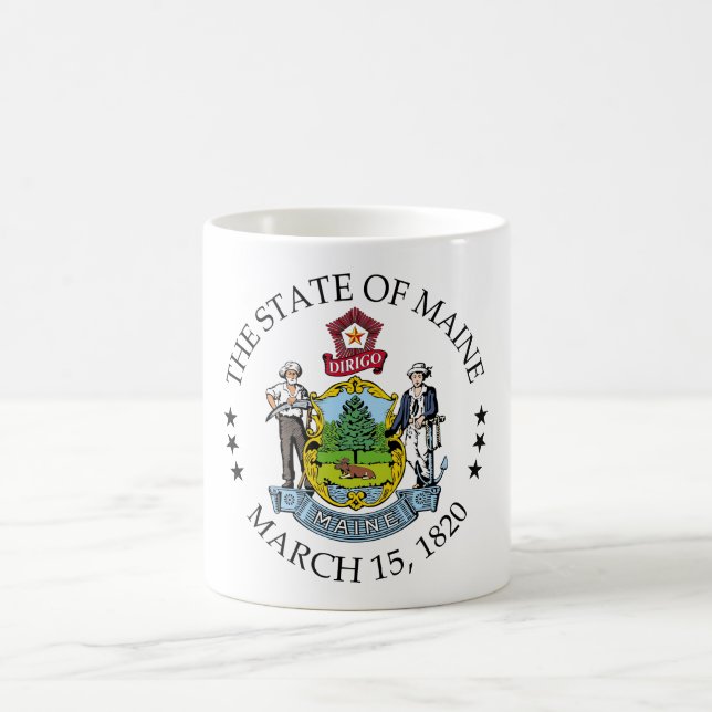 Maine sign coffee mug (Center)