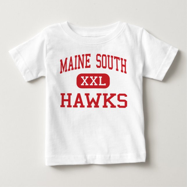 Maine South - Hawks - High - Park Ridge Illinois Baby T-Shirt (Front)