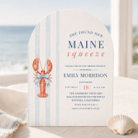 Maine Squeeze Coastal Lobster Bow Bridal Shower