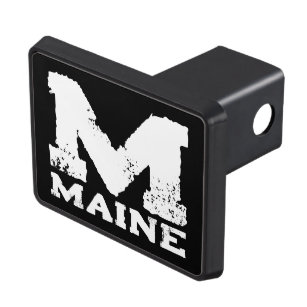 Maine State custom trailer hitch cover for car