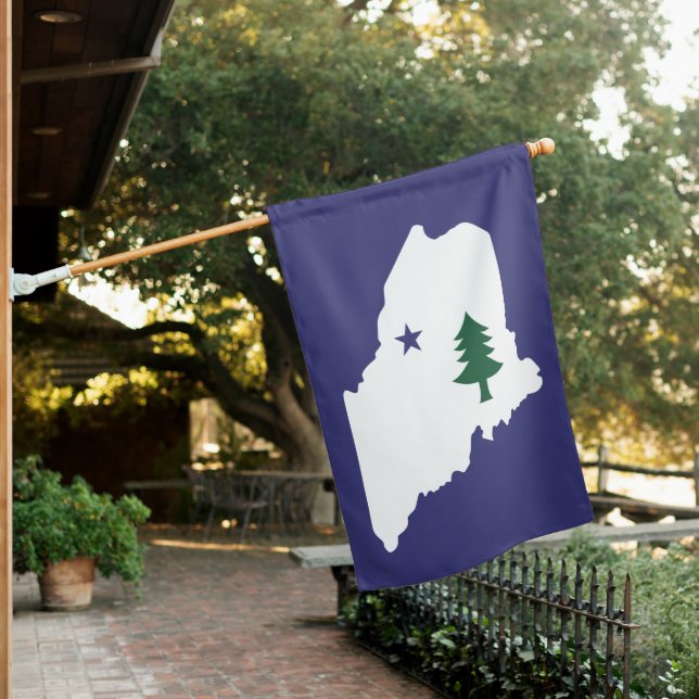 Maine State Flag (In SItu)