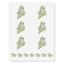 Maine State Name Word Art Yellow