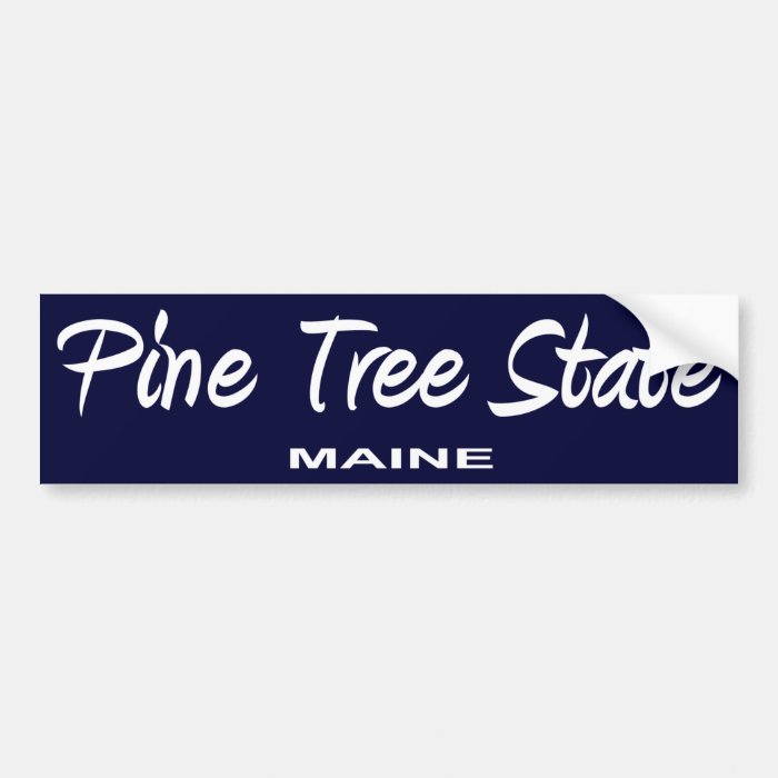 Maine State Slogan Bumper Stickers