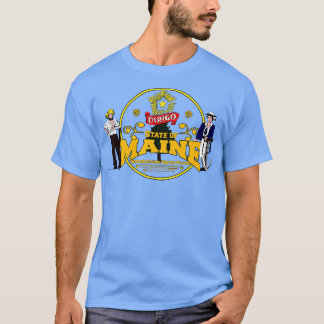 Maine State USA T-Shirt