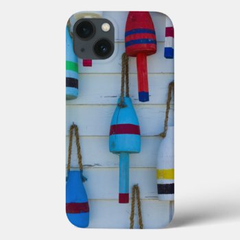 Maine  Stonington  Decorative Lobster Buoys Iphone 13 Case by tothebeach at Zazzle