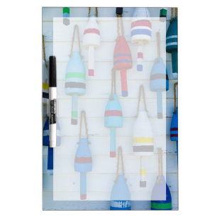 Maine, Stonington, decorative lobster buoys Dry-Erase Board