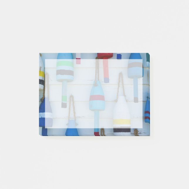 Maine, Stonington, decorative lobster buoys Post-it Notes (Front)