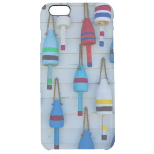 Maine, Stonington, decorative lobster buoys Clear iPhone 6 Plus Case