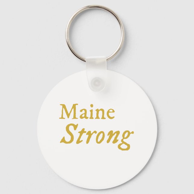 Maine Strong   Keychain (Front)