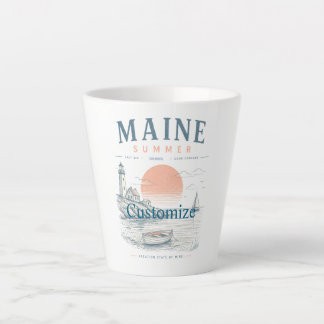 Maine Summer Fun Thunder_Cove Latte Mug