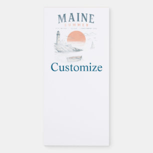 Maine Summer Fun Thunder_Cove Magnetic Notepad