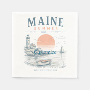 Maine Summer Fun Thunder_Cove Napkins